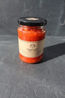 <span class="light">Spicy</span> Red Pepper Relish